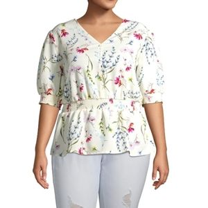 Women's button smock top